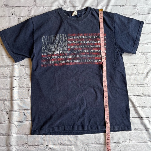 Jerzees VTG Y2K USA Destination States Mesium Mens T-shirt 
Good vintage - Picture 8 of 8